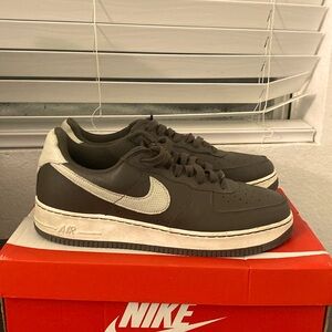 Nike Air Force 1 '07 Craft 'Dark Chocolate',size 11.5,slightly worn